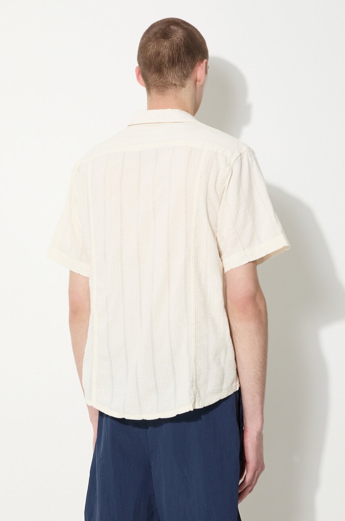 Odjeća Košulja Corridor Striped Seersucker SS0014 bež