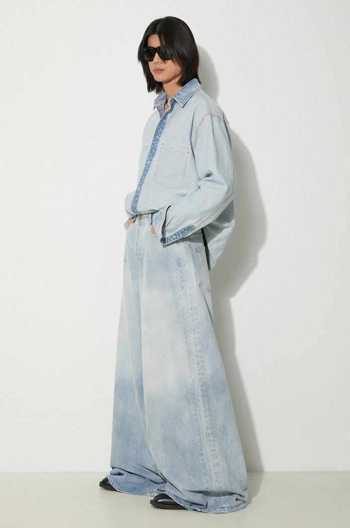 Τζιν πουκάμισο VETEMENTS Inside-Out UE64SH500N
