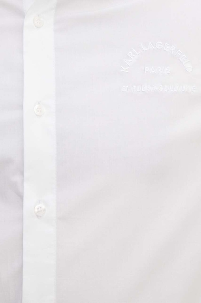Košile Karl Lagerfeld 542600.605929 bílá SS24