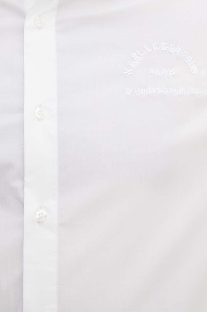 Košile Karl Lagerfeld 542600.605929 bílá SS24