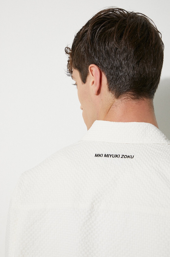 Πουκάμισο MKI MIYUKI ZOKU Seersucker Dress Shirt SEERSUCKER.DRESS.SHIRT