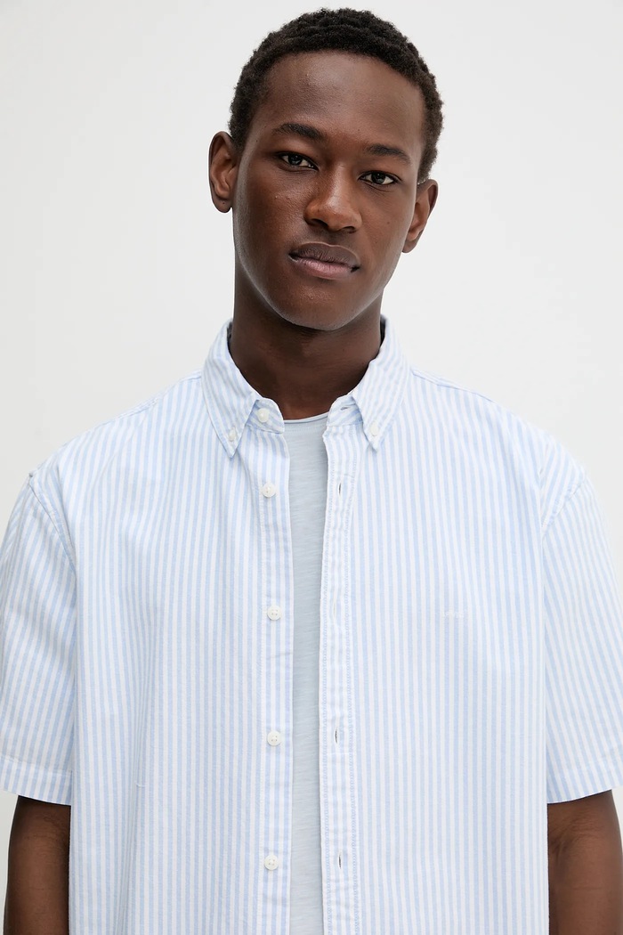 Îmbrăcăminte Levi's cămașă din bumbac A9161 albastru