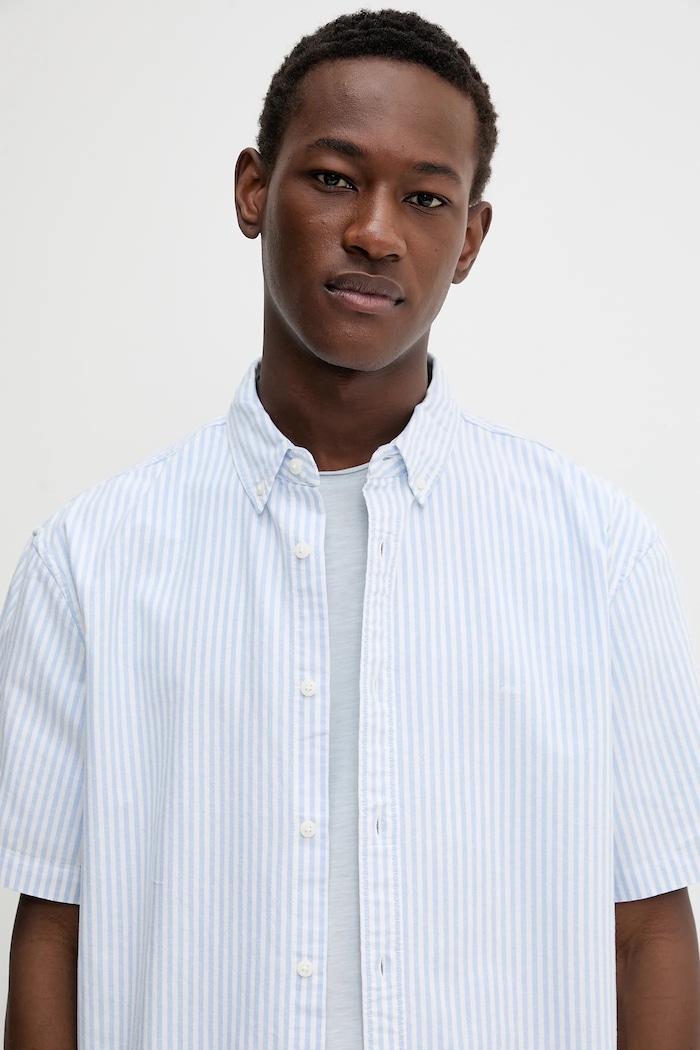 Îmbrăcăminte Levi's cămașă din bumbac A9161 albastru