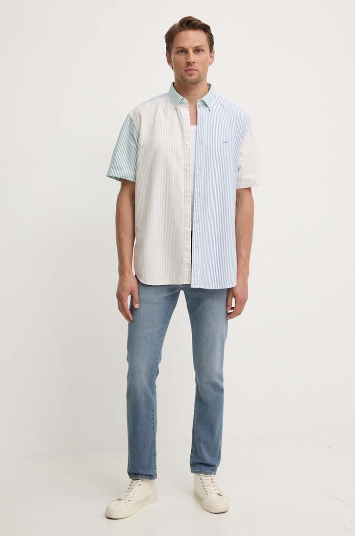 Bavlnená košeľa Levi's A9161 viacfarebná SS25