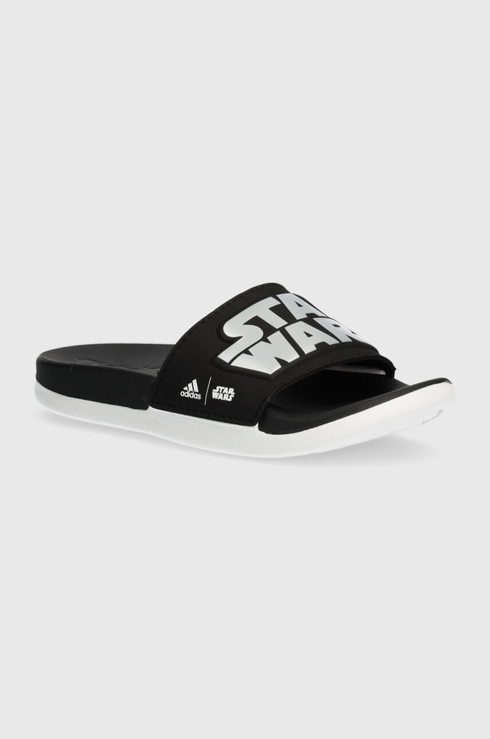 Detské šľapky adidas ADILETTE COMFORT STAR WARS K čierna ID5237