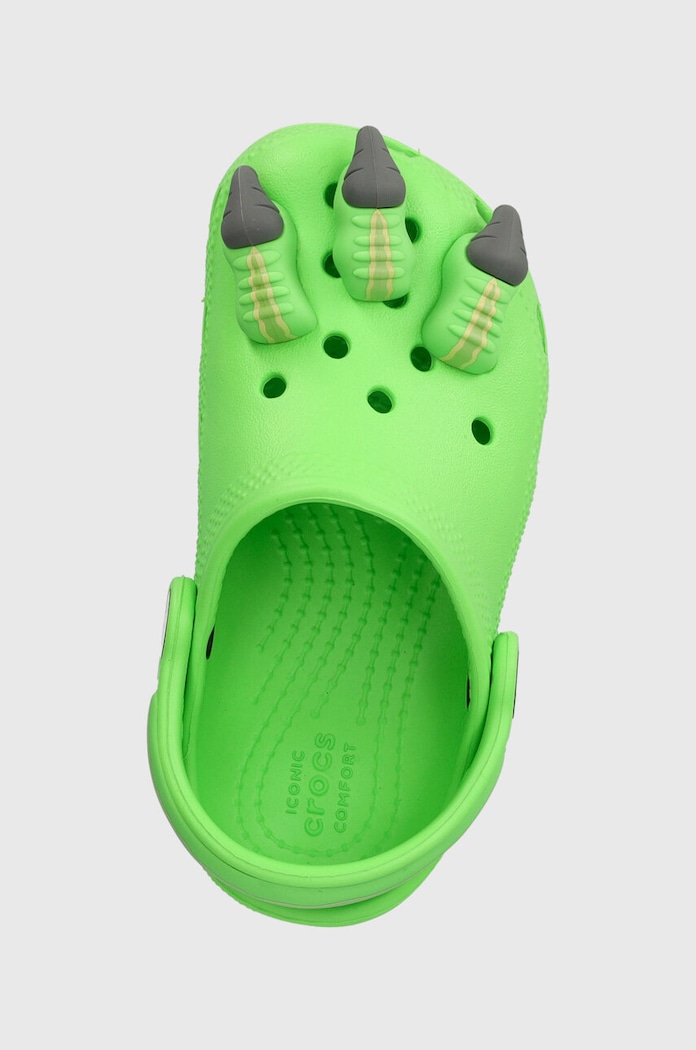 Crocs slapi copii CLASSIC IAM DINOSAUR CLOG verde 209700.CROCS.CLASSIC.IA