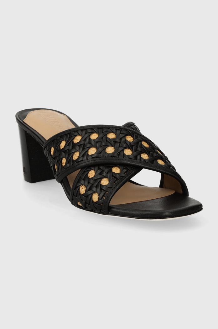 Šľapky Lauren Ralph Lauren Freddi Cng 802920412001.001 čierna SS24