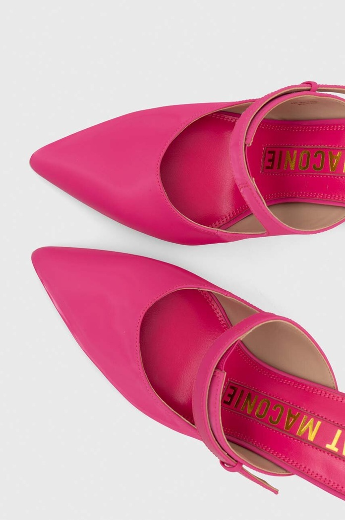 Δερμάτινα mules Kat Maconie Hailey ροζ HAILEY.FUSCHIA