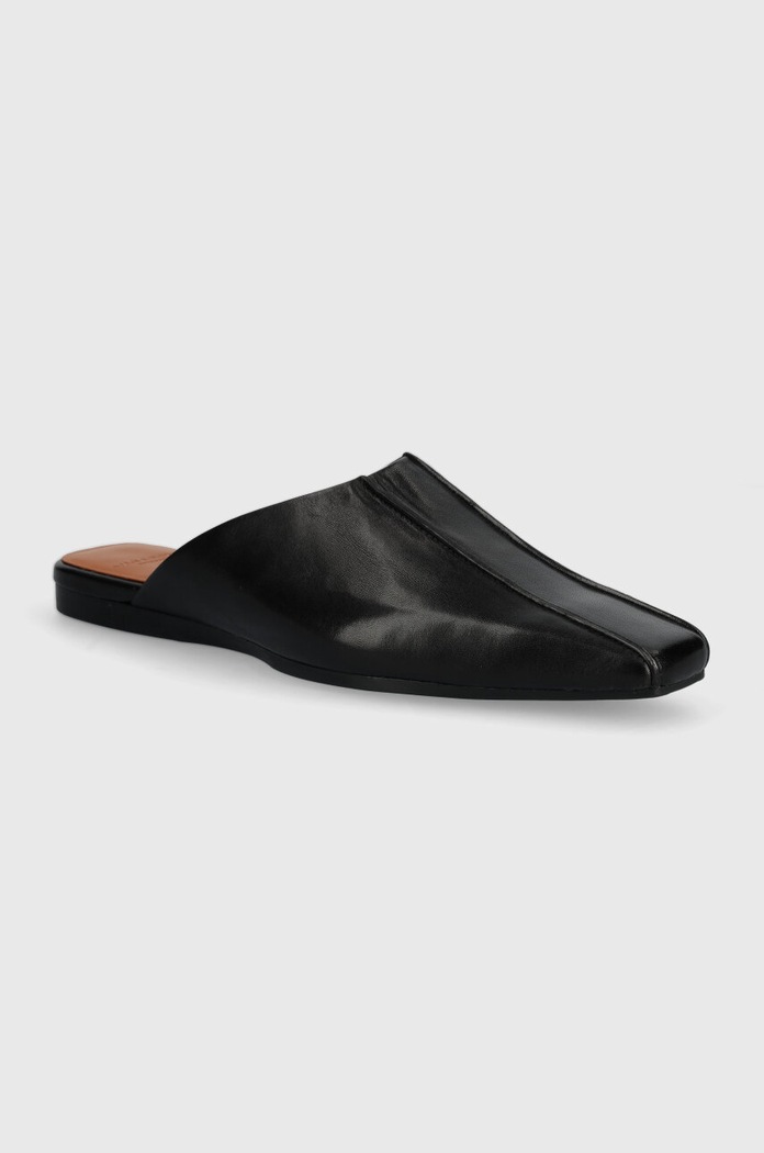 Vagabond Shoemakers klapki skórzane WIOLETTA płaski czarny 5701.001.20