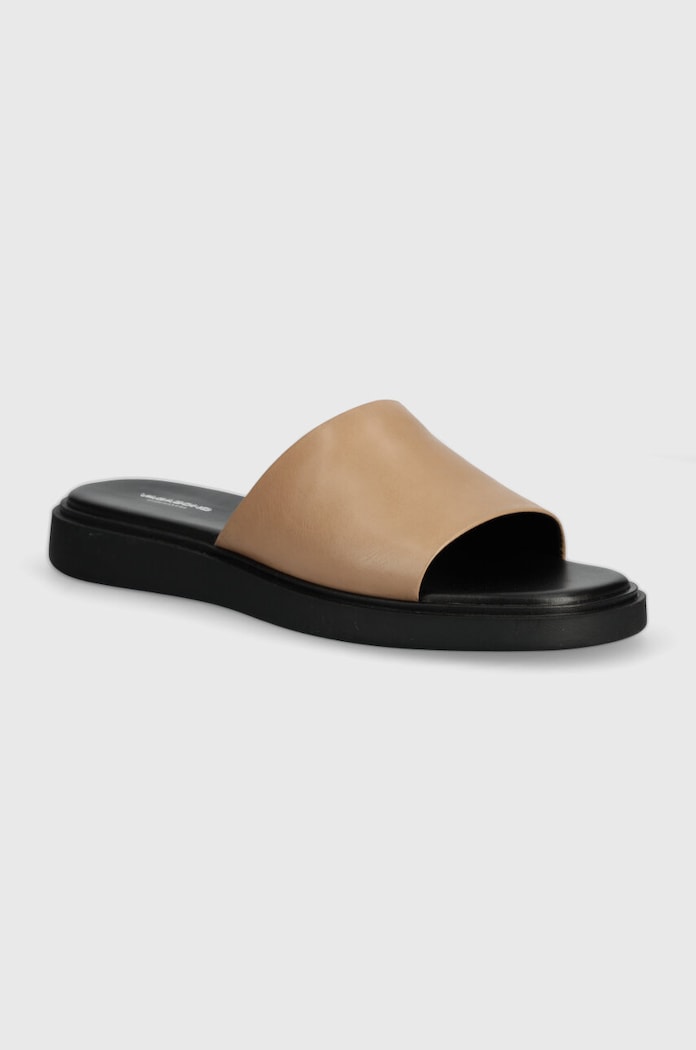 Vagabond Shoemakers klapki skórzane CONNIE pozostałe beżowy 5757.201.09