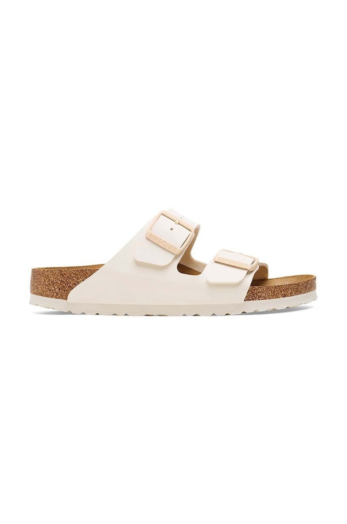 Natikače Birkenstock Arizona imitacija zrnate kože bež 1027339