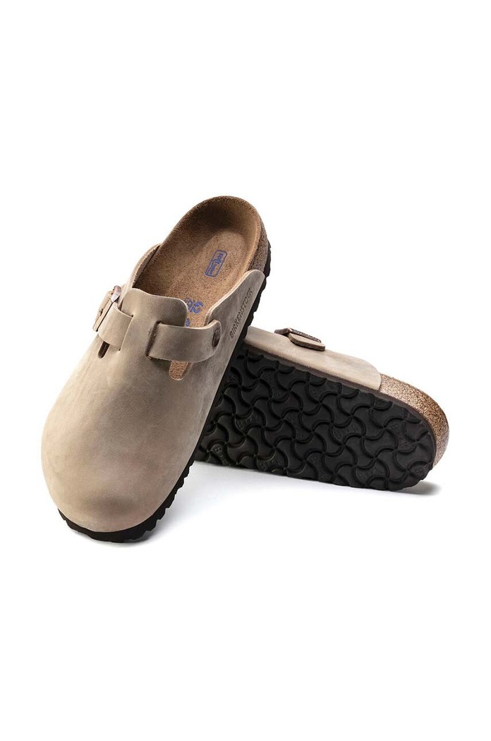 Nubukové pantofle Birkenstock Boston SFB 1019484