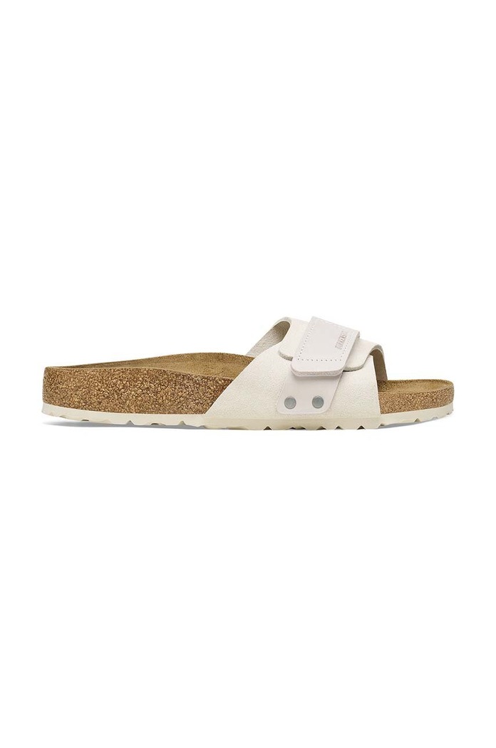 Semišové pantofle Birkenstock Oita semišová kůže šedá 1024226