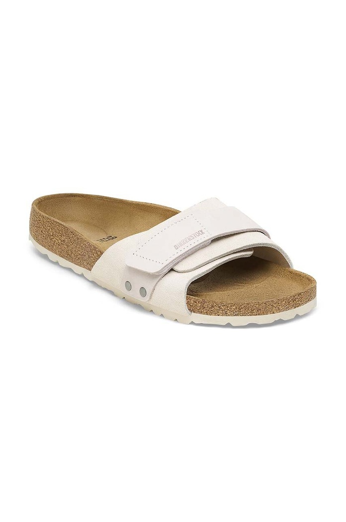 Semišové pantofle Birkenstock Oita 1024226 šedá SS24