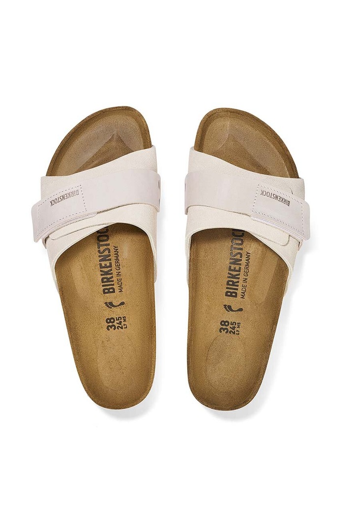Semišové pantofle Birkenstock Oita 1024226 šedá