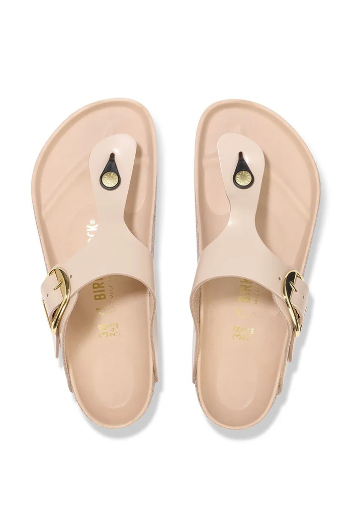Kožené žabky Birkenstock Gizeh 1026572 béžová