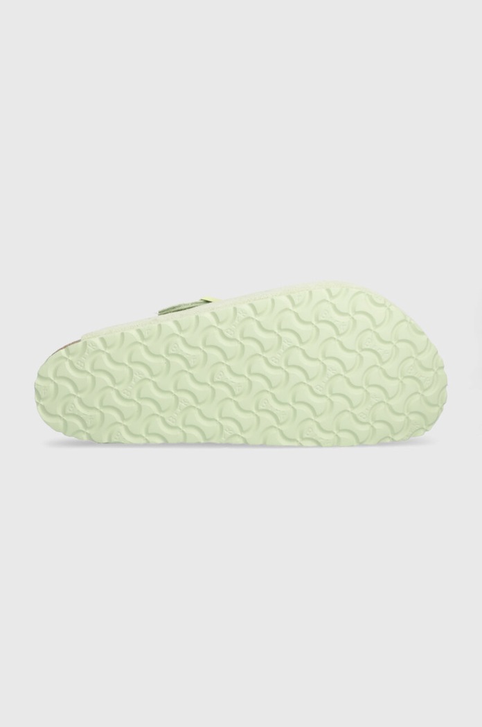 Велурени чехли Birkenstock Boston 1026774.FadedLime зелен