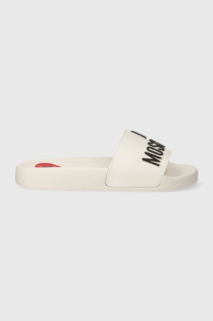 Love Moschino klapki syntetyczny biały JA28052G1II14100