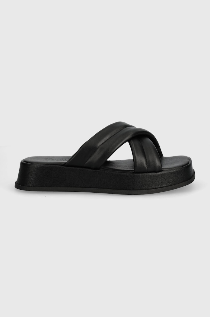 Δερμάτινες παντόφλες Marc O'Polo 40315221101134.990 μαύρο SS24