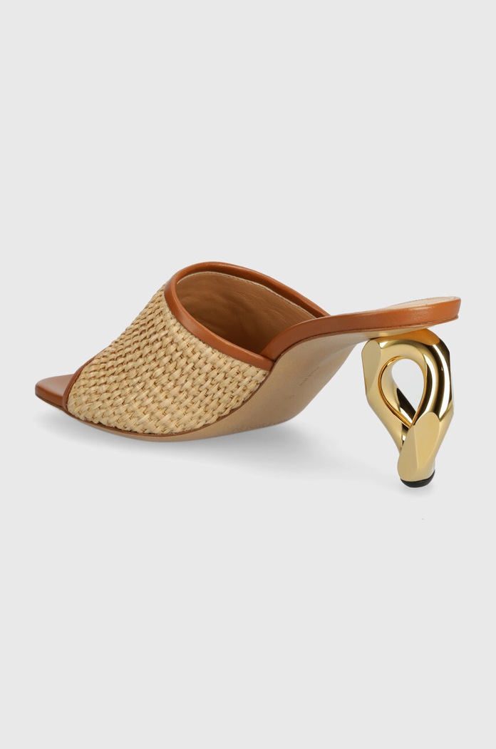 Обувки Чехли JW Anderson Raffia Sandal ANW42230A.110 бежов