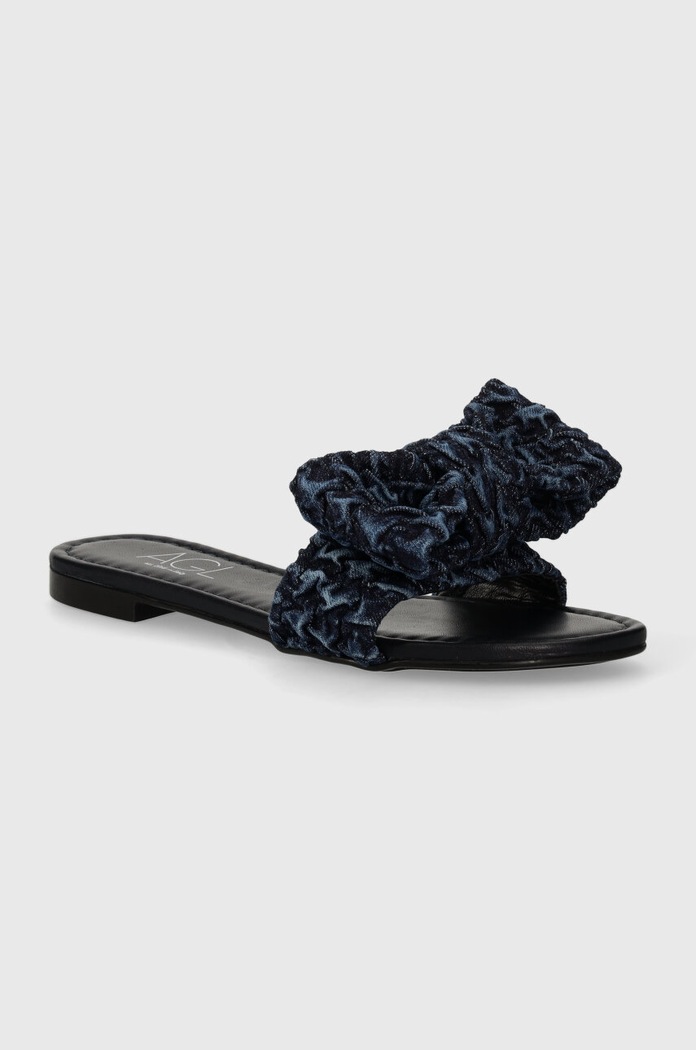 AGL papuci Summer Goffre textil bleumarin D656076PHK7670A976