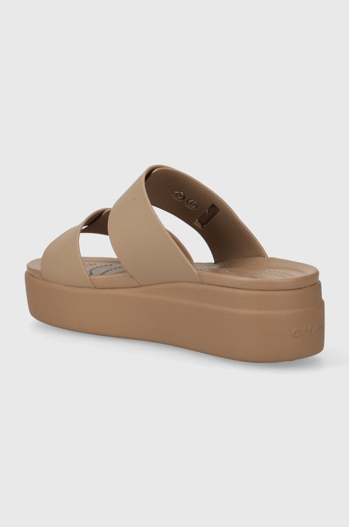 Obuv Šľapky Crocs Brooklyn Low Wedge Sandal 207431.2Q9 hnedá