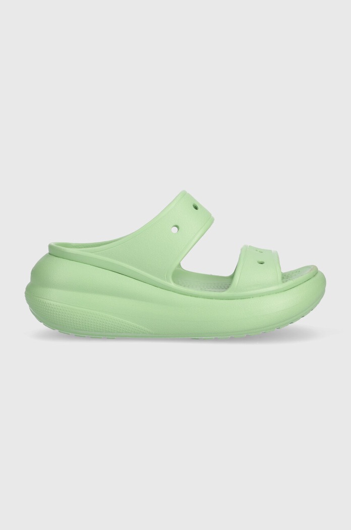 Crocs klapki Classic Crush Sandal 5-8 cm zielony 207670.374