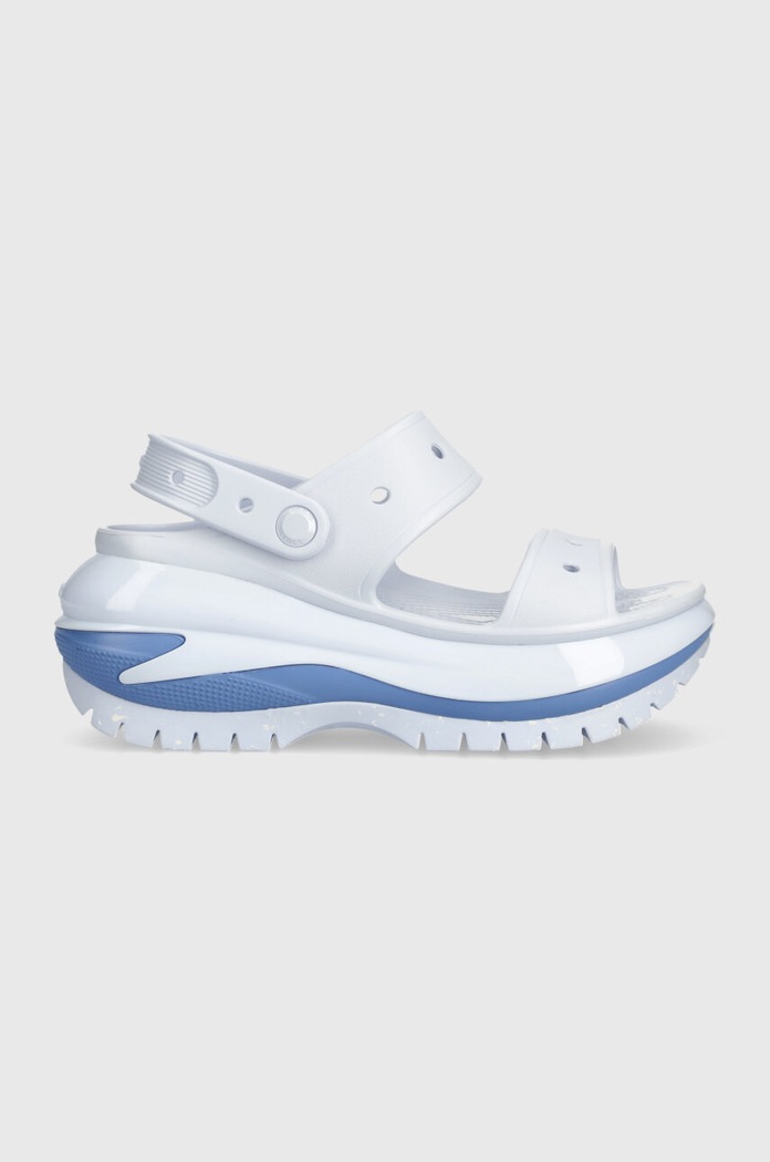 Šľapky Crocs Classic Mega Crush Sandal platforma modrá 207989.5AF