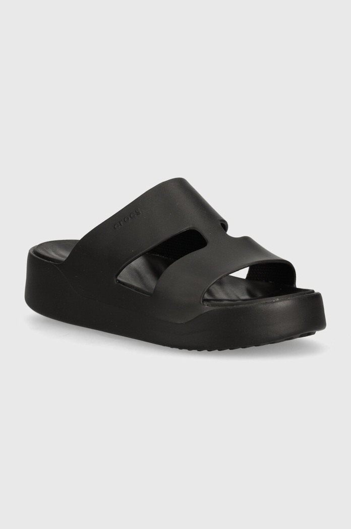 Šľapky Crocs Gataway Platform H - Strap platforma čierna 209409.001