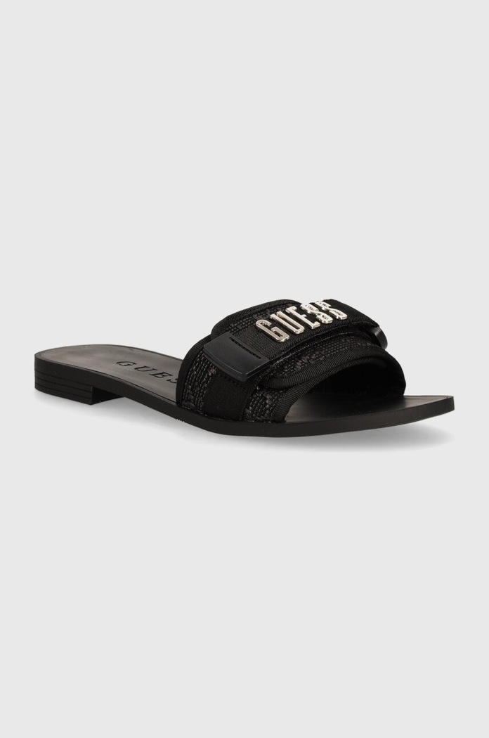 Guess papucs ELYZE3 textil fekete FLGEL3.ELE19.BLACK
