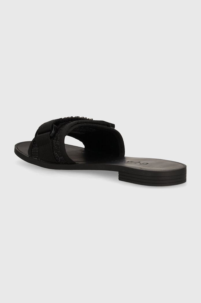 Cipők Guess papucs ELYZE3 FLGEL3.ELE19.BLACK fekete