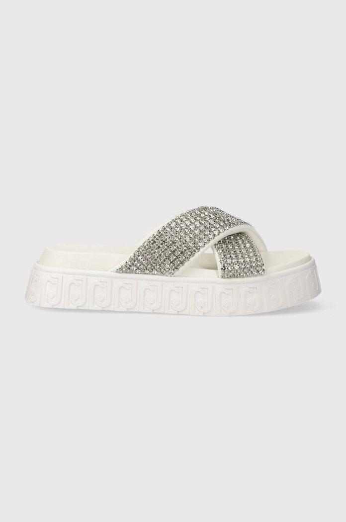 Liu Jo papucs LOVELY SANDAL 02 BA4133TX42101111 fehér SS24