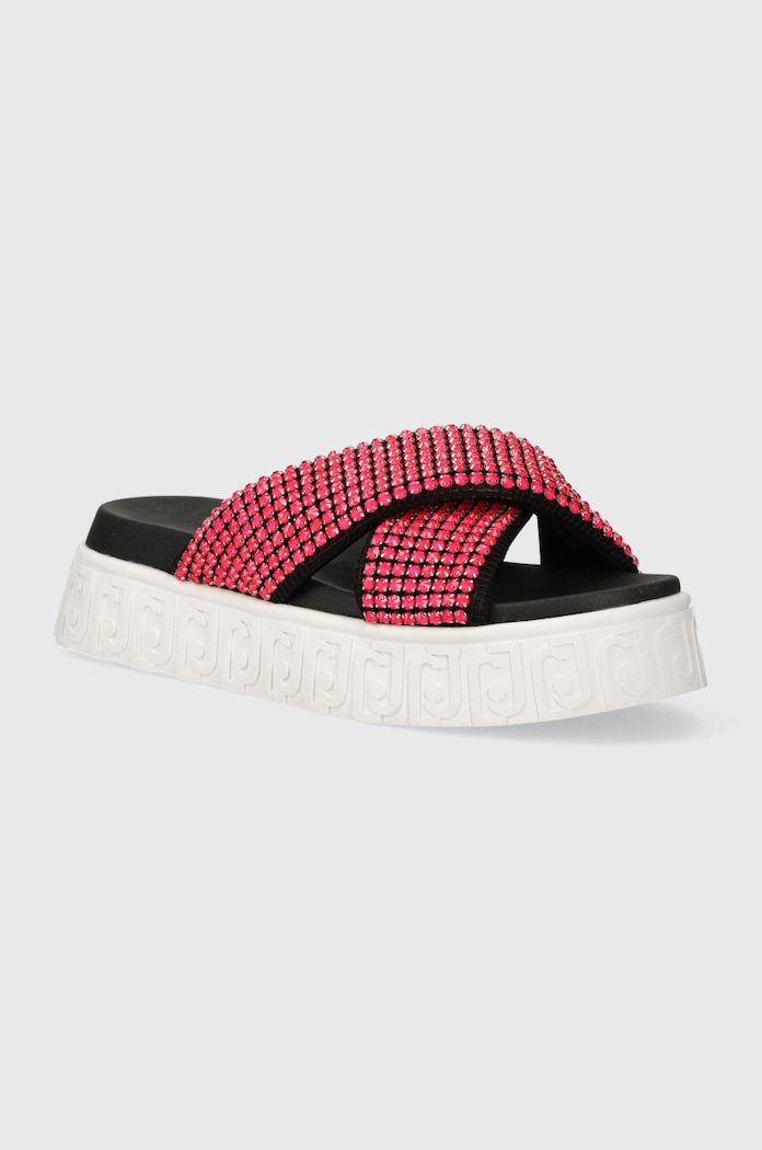 Liu Jo papucs LOVELY SANDAL2 platform rózsaszín BA4133TX421S16F1