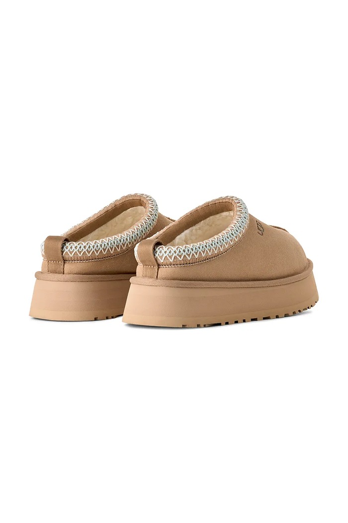 UGG papuci din piele intoarsa Tazz 1122553.SAN bej SS25