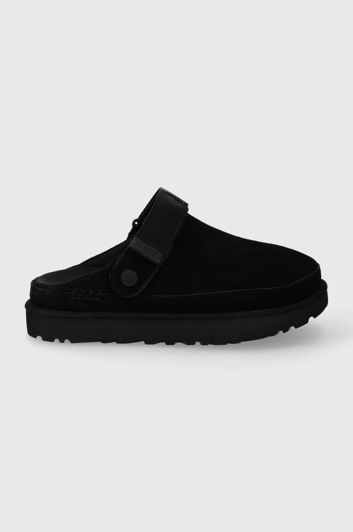Велурени чехли UGG Goldenstar Clog черен 1138252.BLK