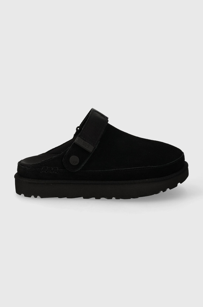 Велурени чехли UGG Goldenstar Clog черен 1138252.BLK