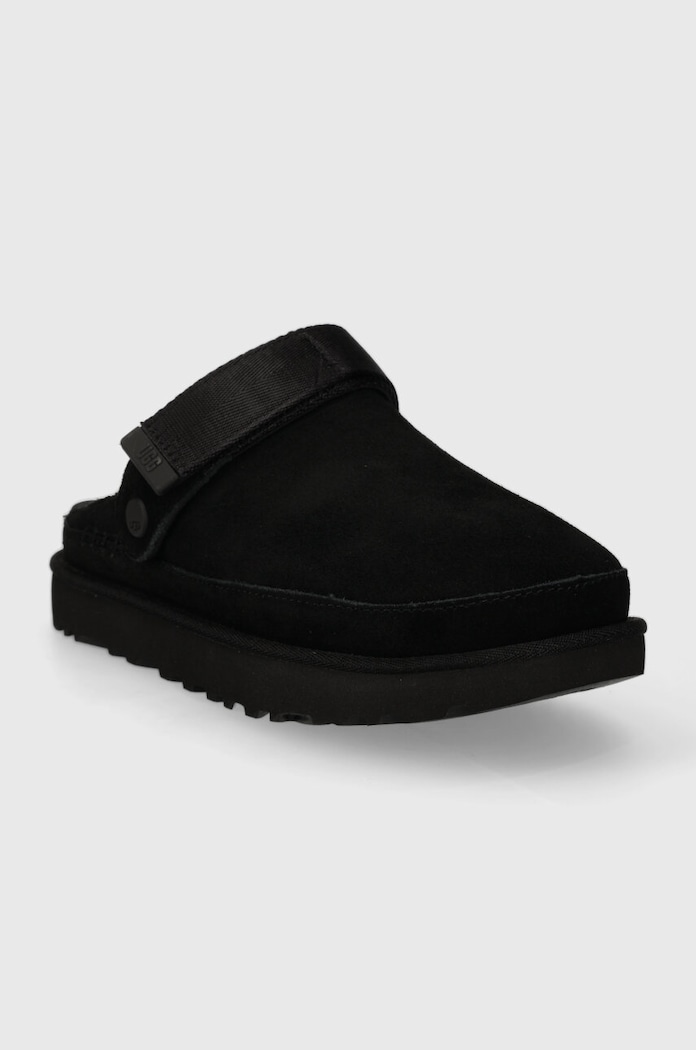 Велурени чехли UGG Goldenstar Clog 1138252.BLK черен AA00