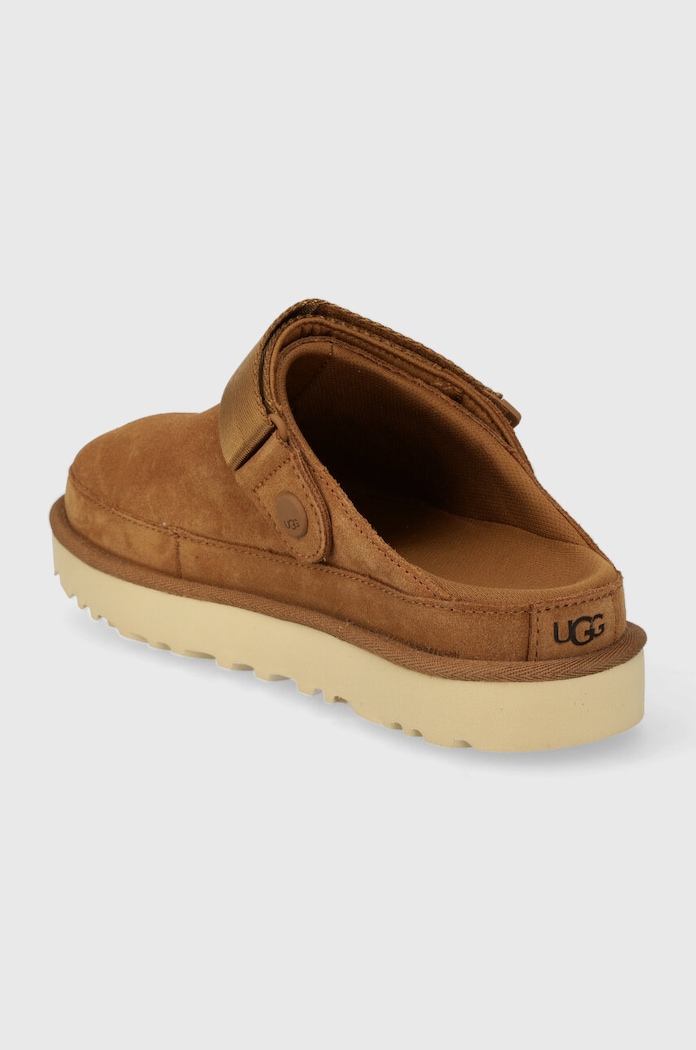 Обувки Велурени чехли UGG Goldenstar Clog 1138252.CHE кафяв