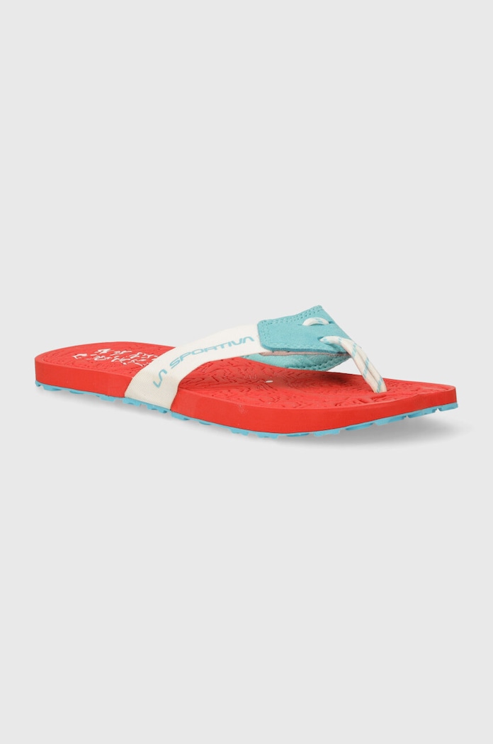 LA Sportiva flip-flop Jandal velúr bőr piros 27Q402602
