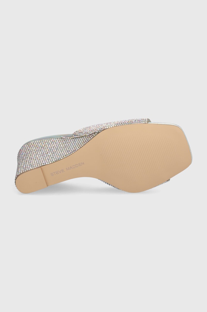 Steve Madden klapki Evoke-R SM11002988.06K srebrny