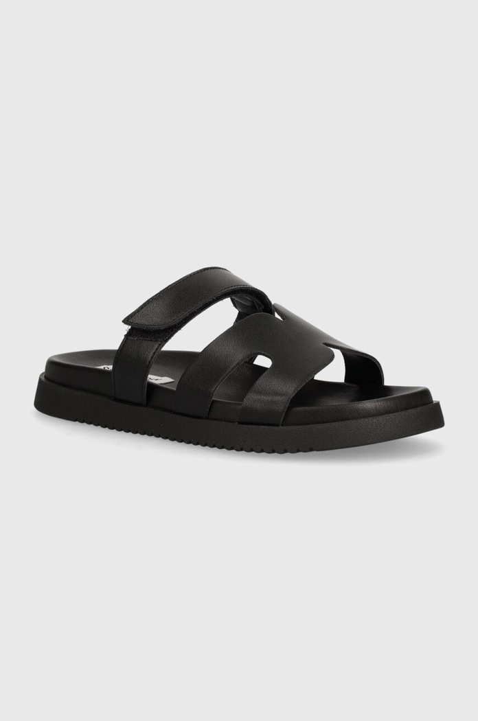 Steve Madden klapki skórzane Missile płaski czarny SM11003028.05O