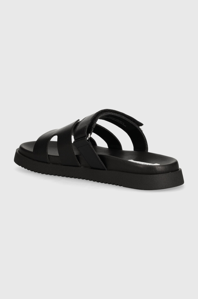 Obuwie Steve Madden klapki skórzane Missile SM11003028.05O czarny