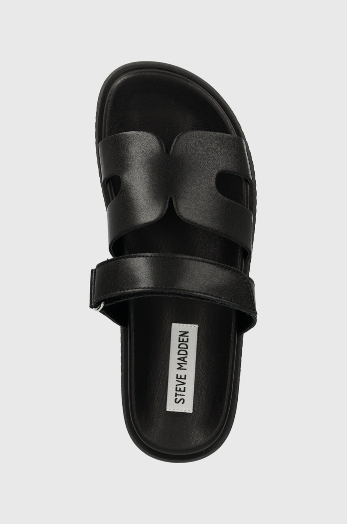 Steve Madden klapki skórzane Missile czarny SM11003028.05O