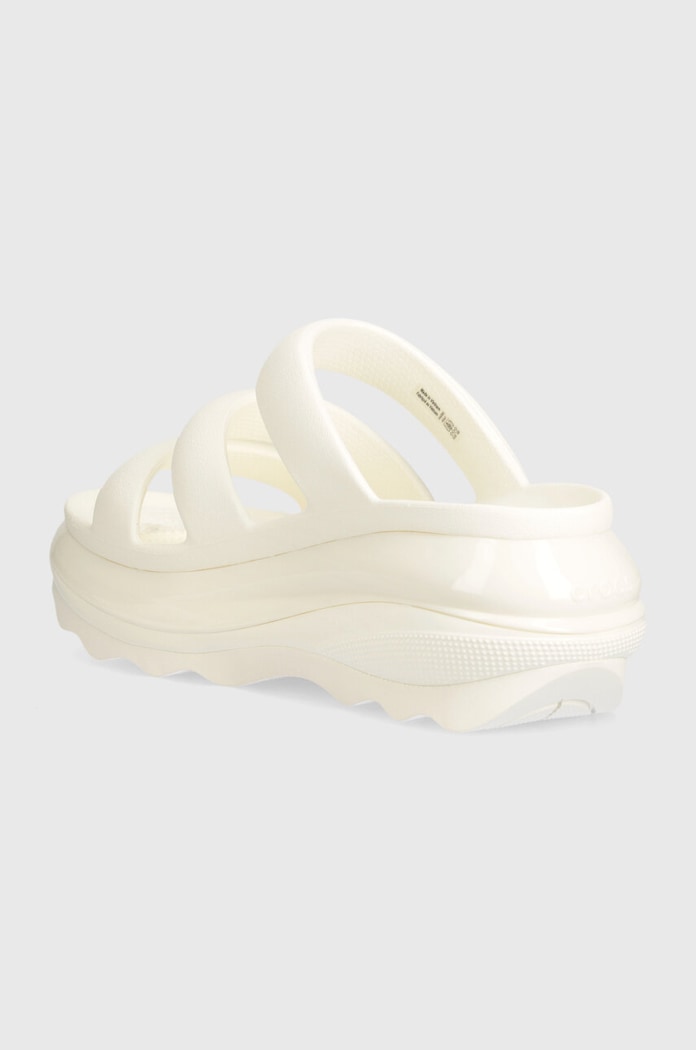 Încălțăminte Crocs papuci Mega Crush Triple Strap 209842.0WV alb