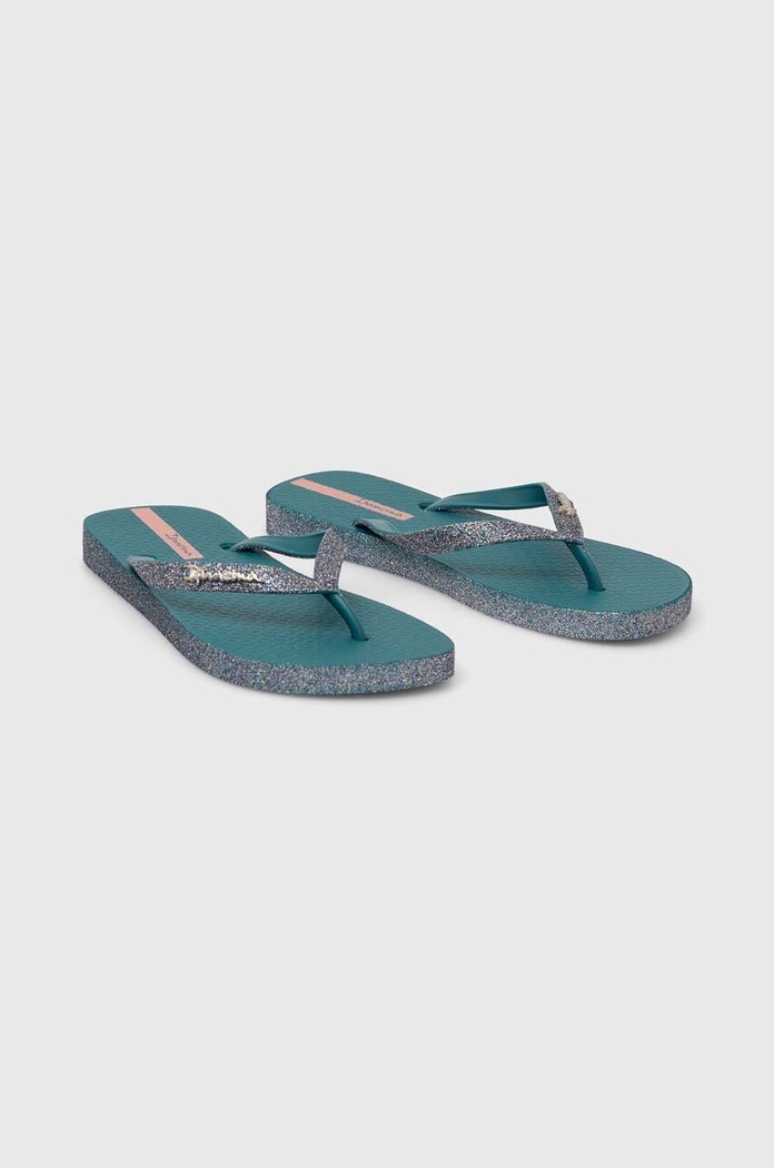 Žabky Ipanema MAXI GLOW FE bez podpatku zelená 27000.AS220