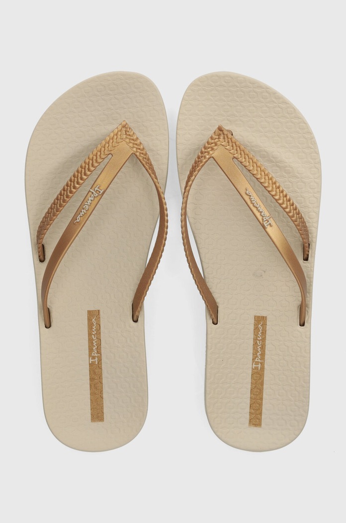 Žabky Ipanema BOSSA SOFT V bez podpatku zlatá 82840.AQ441