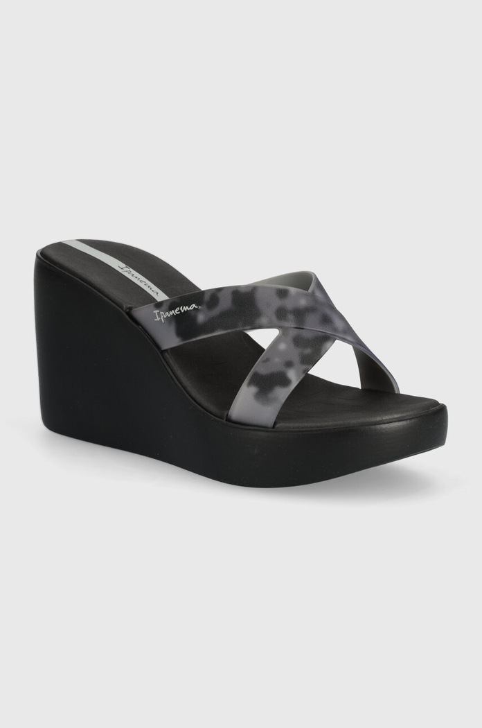 Ipanema papuci HIGH FASHION coturn negru 83520.AQ406