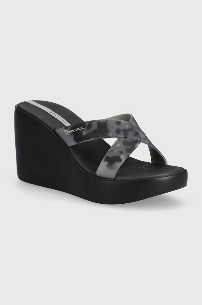 Ipanema papuci HIGH FASHION coturn negru 83520.AQ406