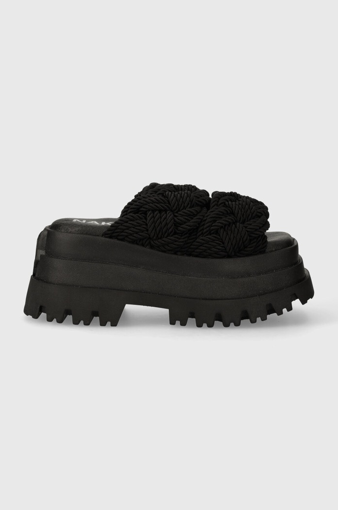 Naked Wolfe klapki Drama Drama.Black.Rope czarny SS24