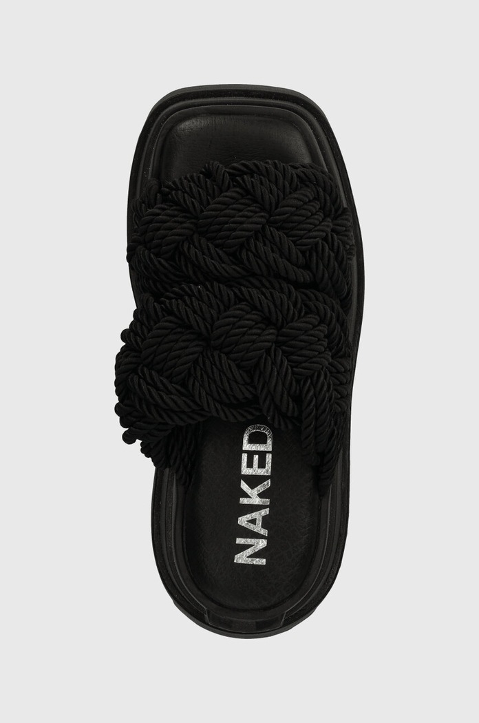 Naked Wolfe klapki Drama czarny Drama.Black.Rope